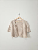 Crochet Knit Cotton Sweater (LP)