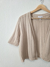 Crochet Knit Cotton Sweater (LP)