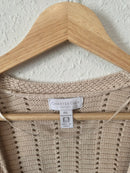 Crochet Knit Cotton Sweater (LP)