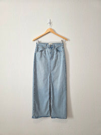 Light Wash Denim Maxi Skirt (2)