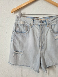Grlfrnd Light Wash Denim Shorts (28)