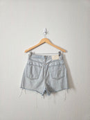 Grlfrnd Light Wash Denim Shorts (28)
