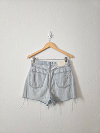 Grlfrnd Light Wash Denim Shorts (28)