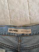 Grlfrnd Light Wash Denim Shorts (28)