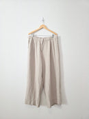 Eileen Fisher Linen Wide Leg Pants (XL)