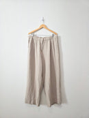 Eileen Fisher Linen Wide Leg Pants (XL)