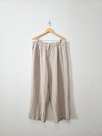 Eileen Fisher Linen Wide Leg Pants (XL)