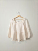 Madewell Gauze Puff Sleeve Top (M/L)