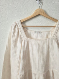 Madewell Gauze Puff Sleeve Top (M/L)
