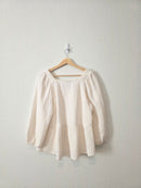 Madewell Gauze Puff Sleeve Top (M/L)
