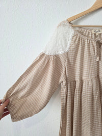 NEW Checkered Babydoll Top (L)
