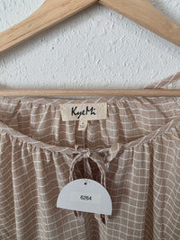 NEW Checkered Babydoll Top (L)
