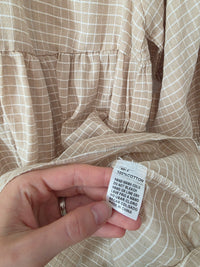 NEW Checkered Babydoll Top (L)