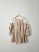 NEW Checkered Babydoll Top (L)