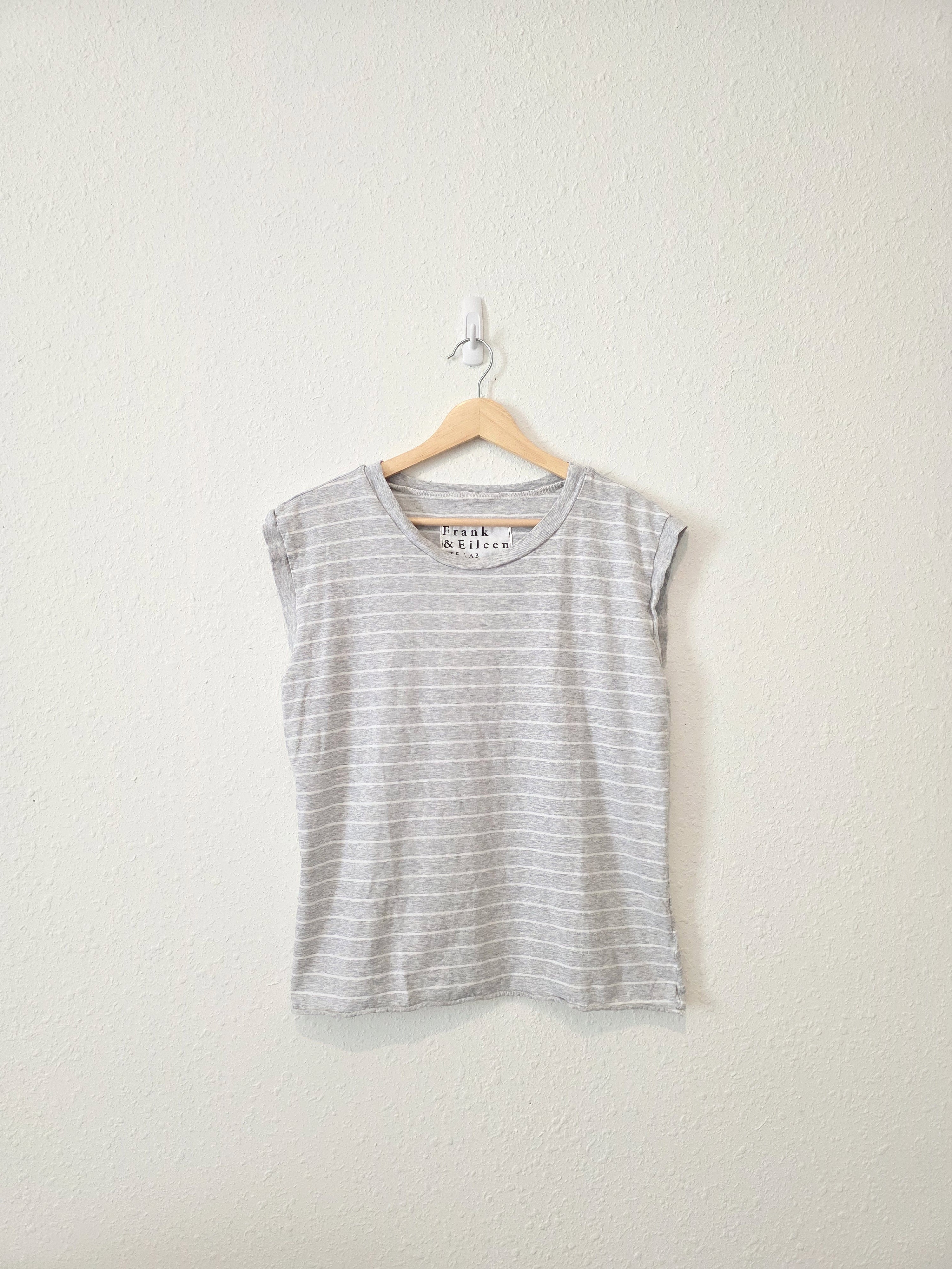 Frank & Eileen Striped Boxy Tank (M)