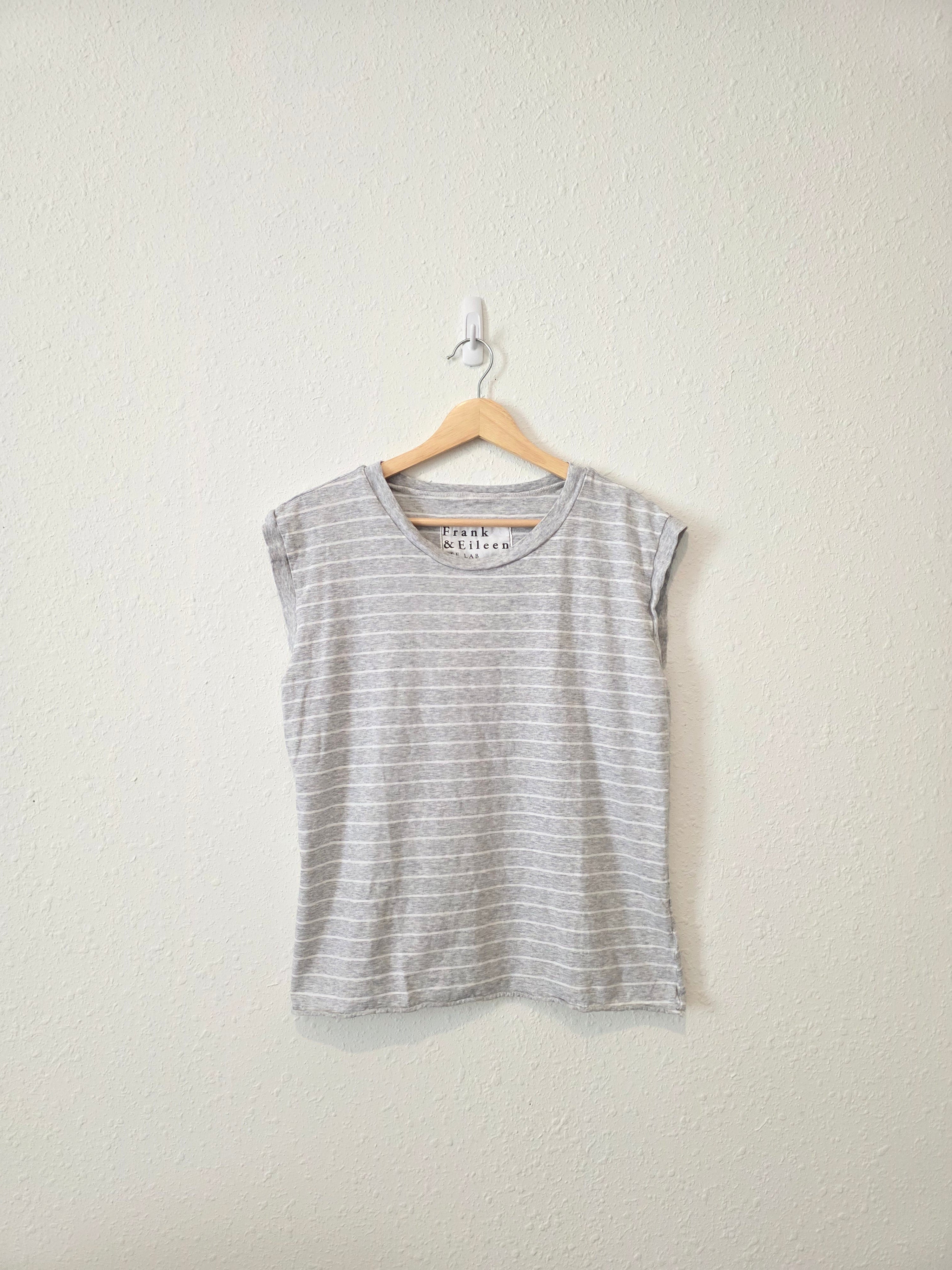Frank & Eileen Striped Boxy Tank (M)