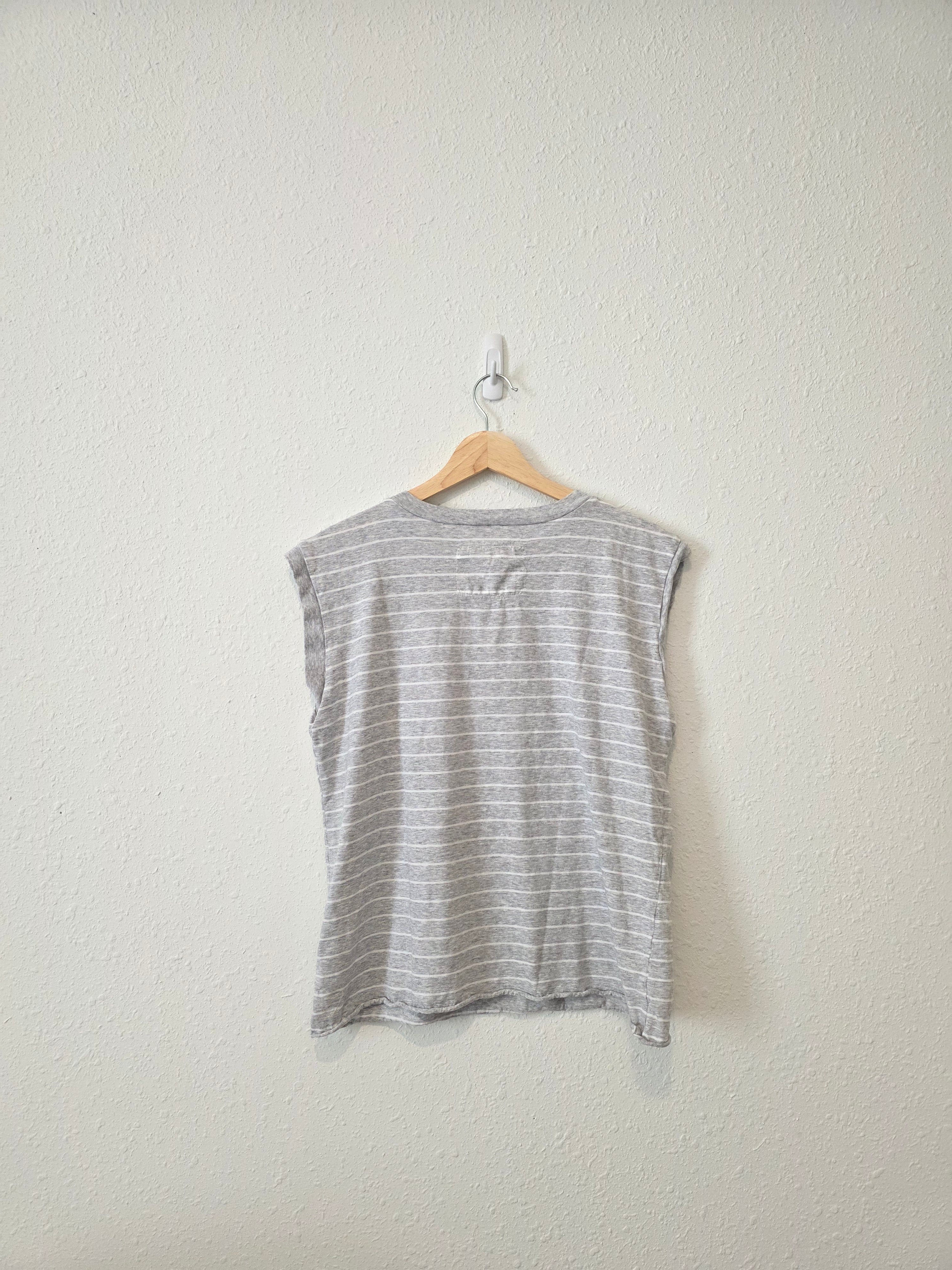 Frank & Eileen Striped Boxy Tank (M)
