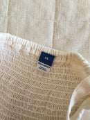 Wide Leg Linen Blend Jumpsuit (XS)