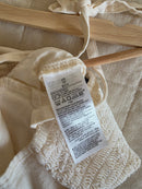 Wide Leg Linen Blend Jumpsuit (XS)