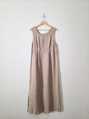 Flax Linen Reversible Maxi Dress (S)