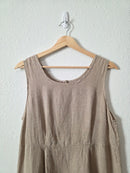 Flax Linen Reversible Maxi Dress (S)