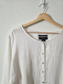 White Linen Button Up (3X)