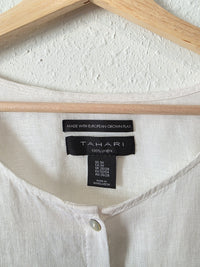 White Linen Button Up (3X)