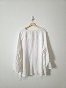 White Linen Button Up (3X)
