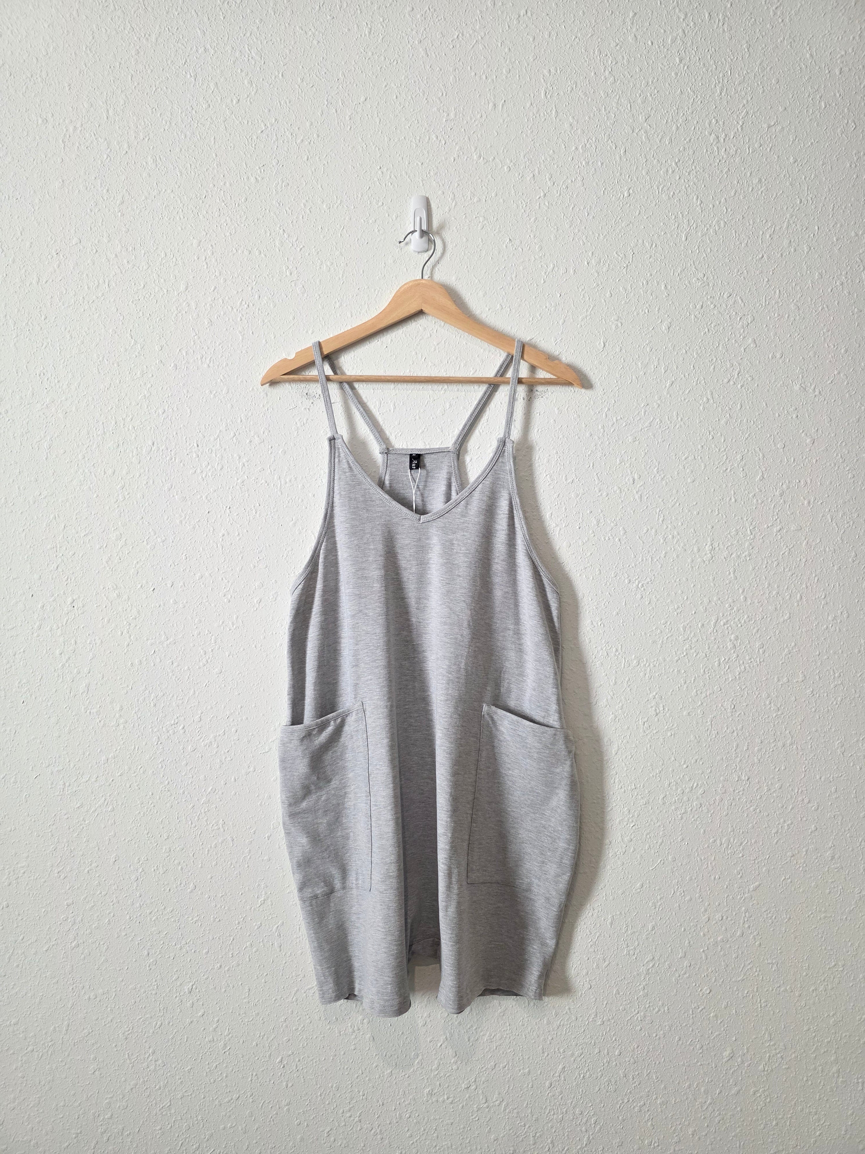 NEW Gray Comfy Romper (M)