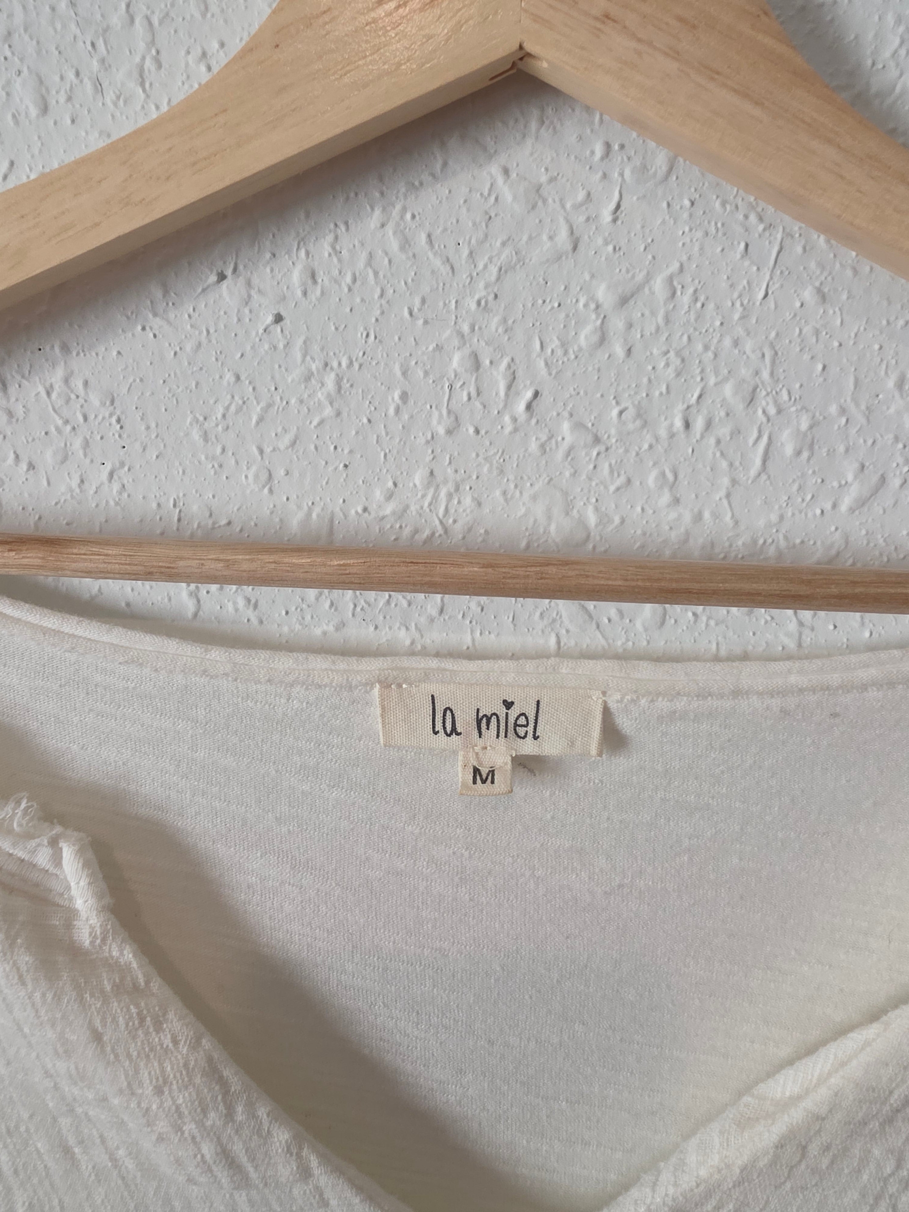 La Miel Oversized Gauze Top (M)