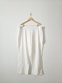 NEW White Gauze Pants (1X)