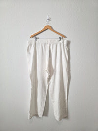 NEW White Gauze Pants (1X)