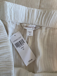 NEW White Gauze Pants (1X)