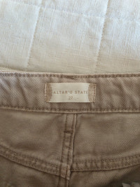 Altar'd State Neutral Wide Leg Jeans (27)