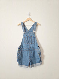 Relaxed Denim Shortalls (M)