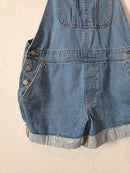 Relaxed Denim Shortalls (M)