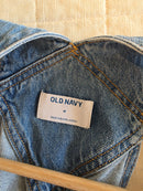 Relaxed Denim Shortalls (M)