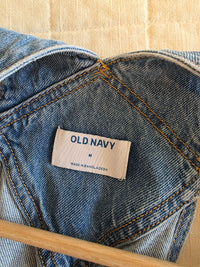 Relaxed Denim Shortalls (M)