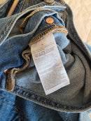 Relaxed Denim Shortalls (M)