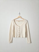 Madewell Cream Ribbed Top (S)