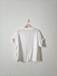 Cotton Gauze Oversized Top (M)