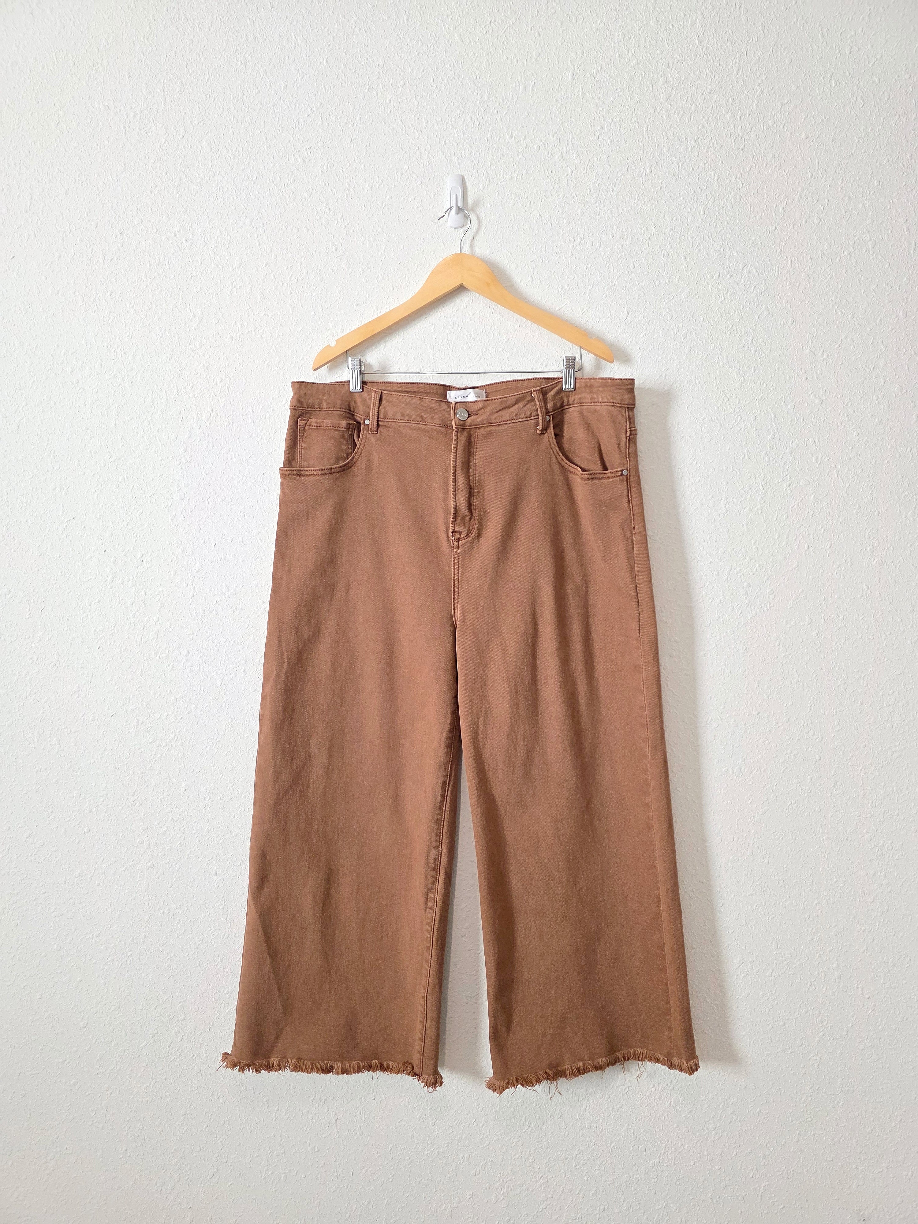 Rust Wide Leg Jeans (3X)
