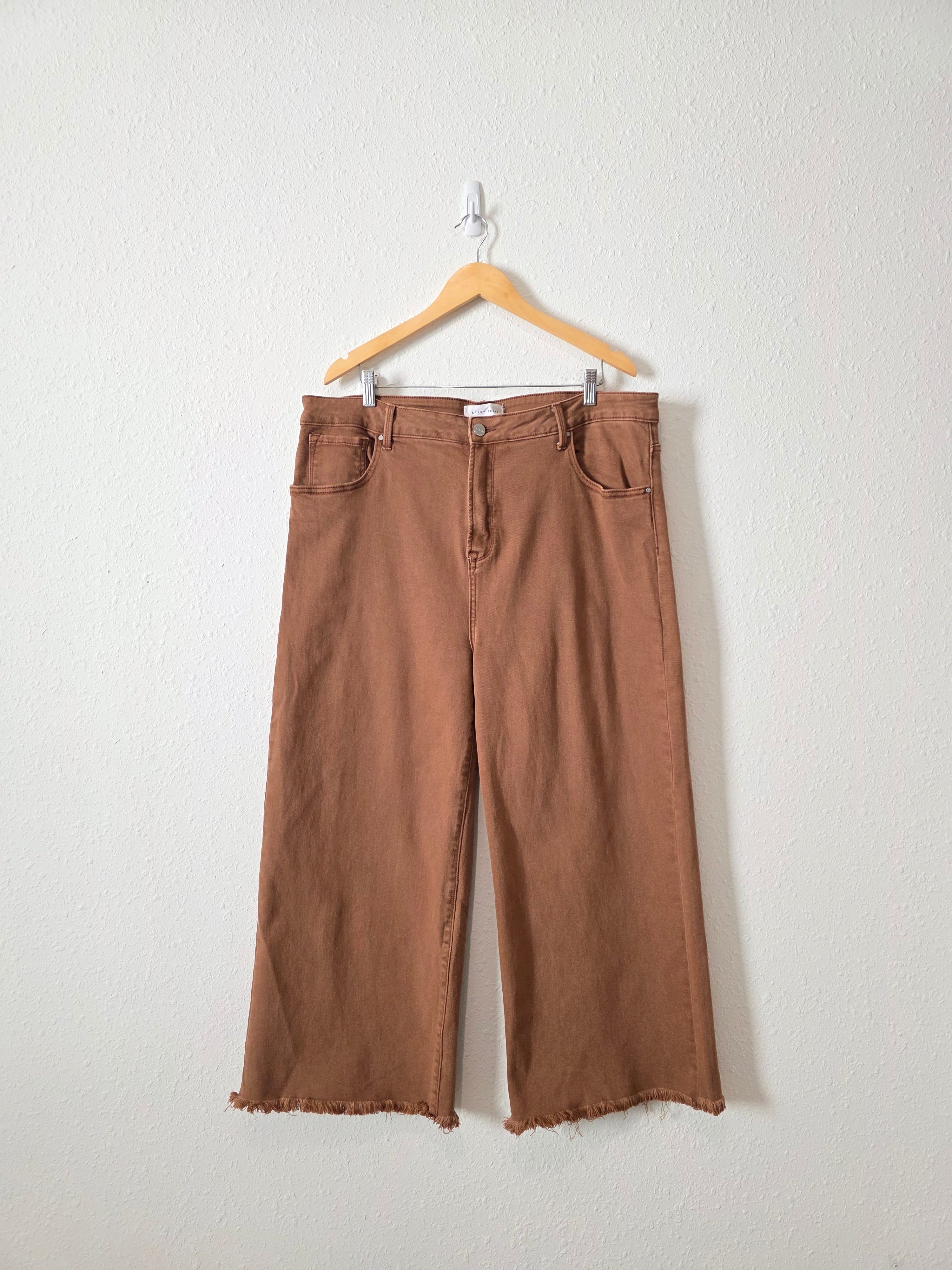 Rust Wide Leg Jeans (3X)