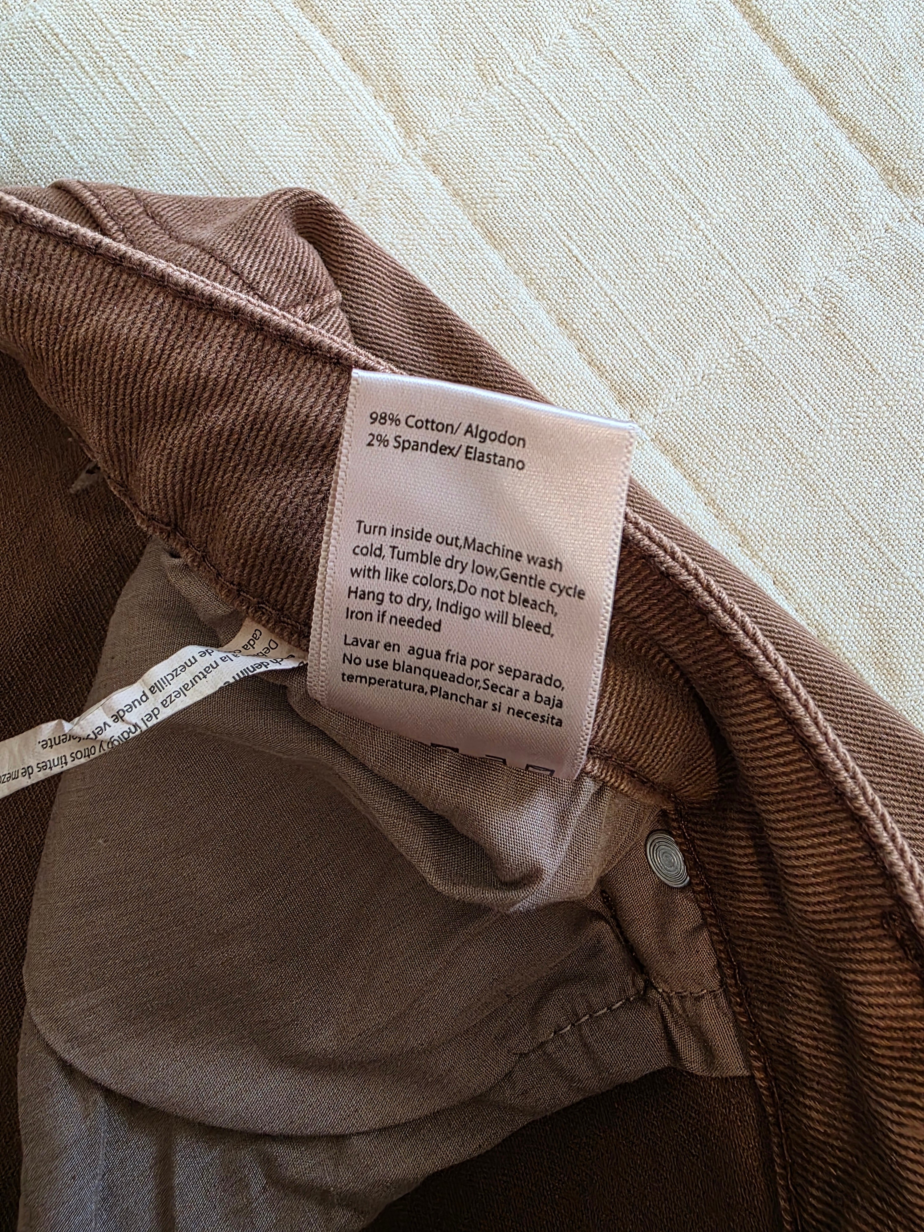 Rust Wide Leg Jeans (3X)