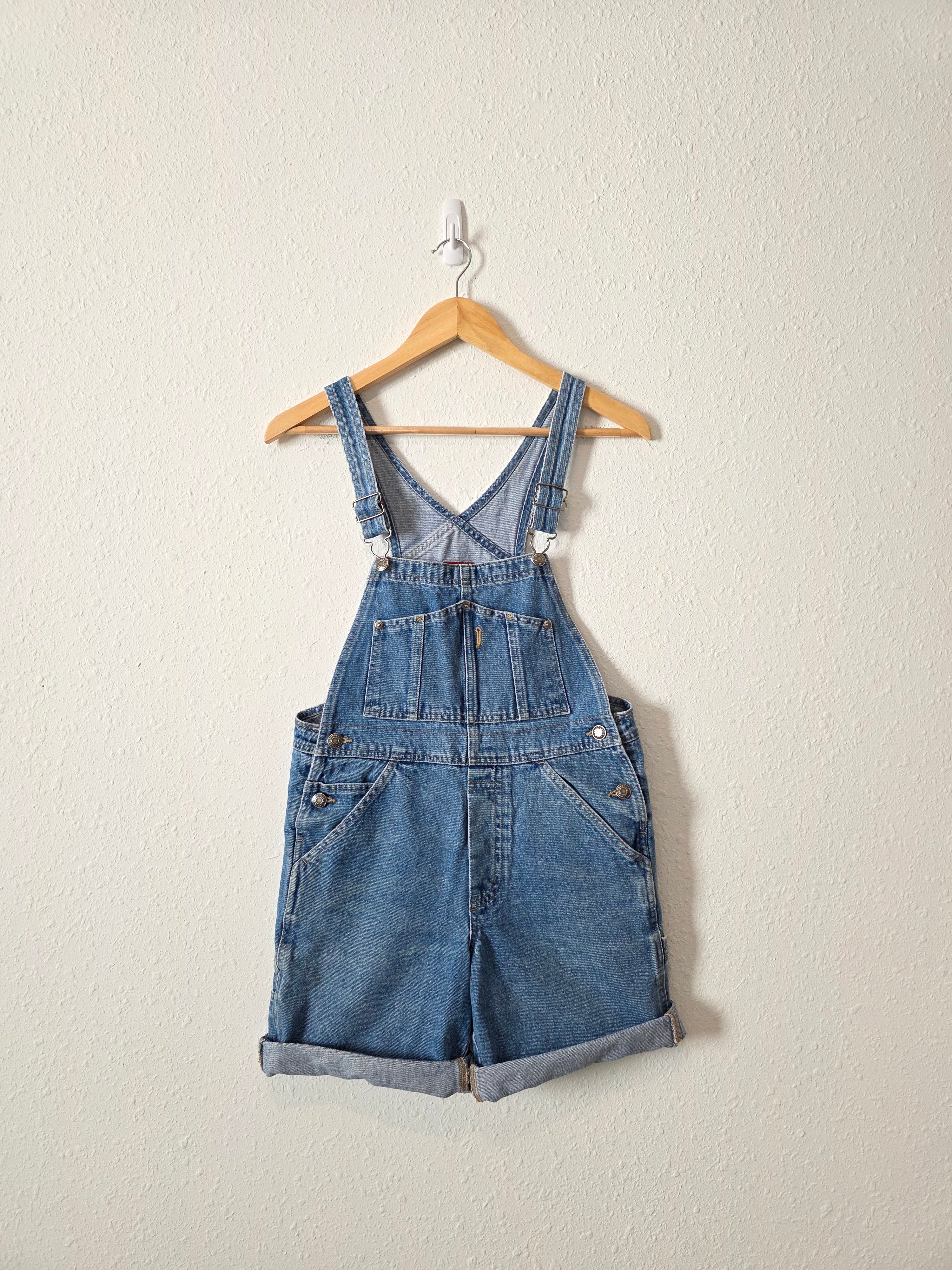 Vintage Denim Shortalls (XS)