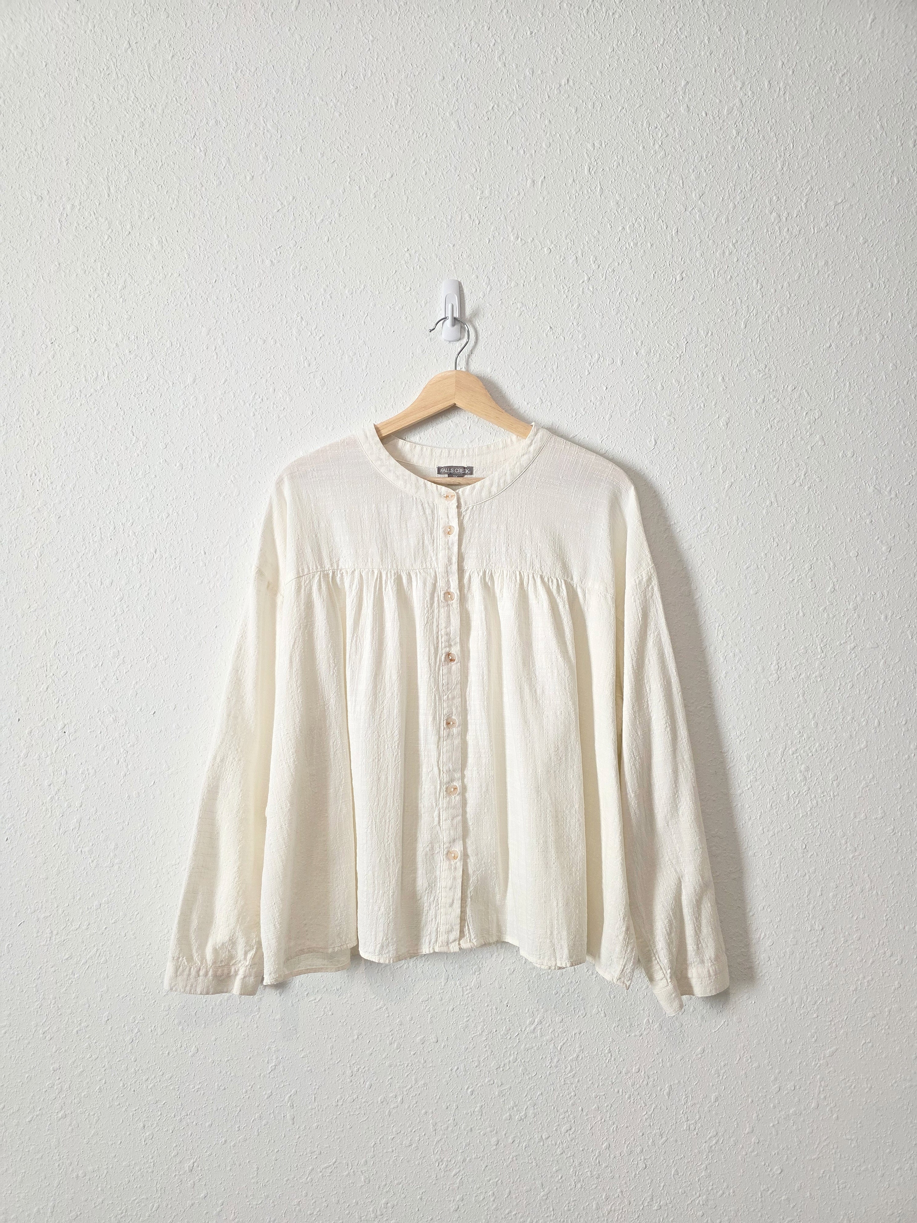Button Up Cotton Blouse (2X)