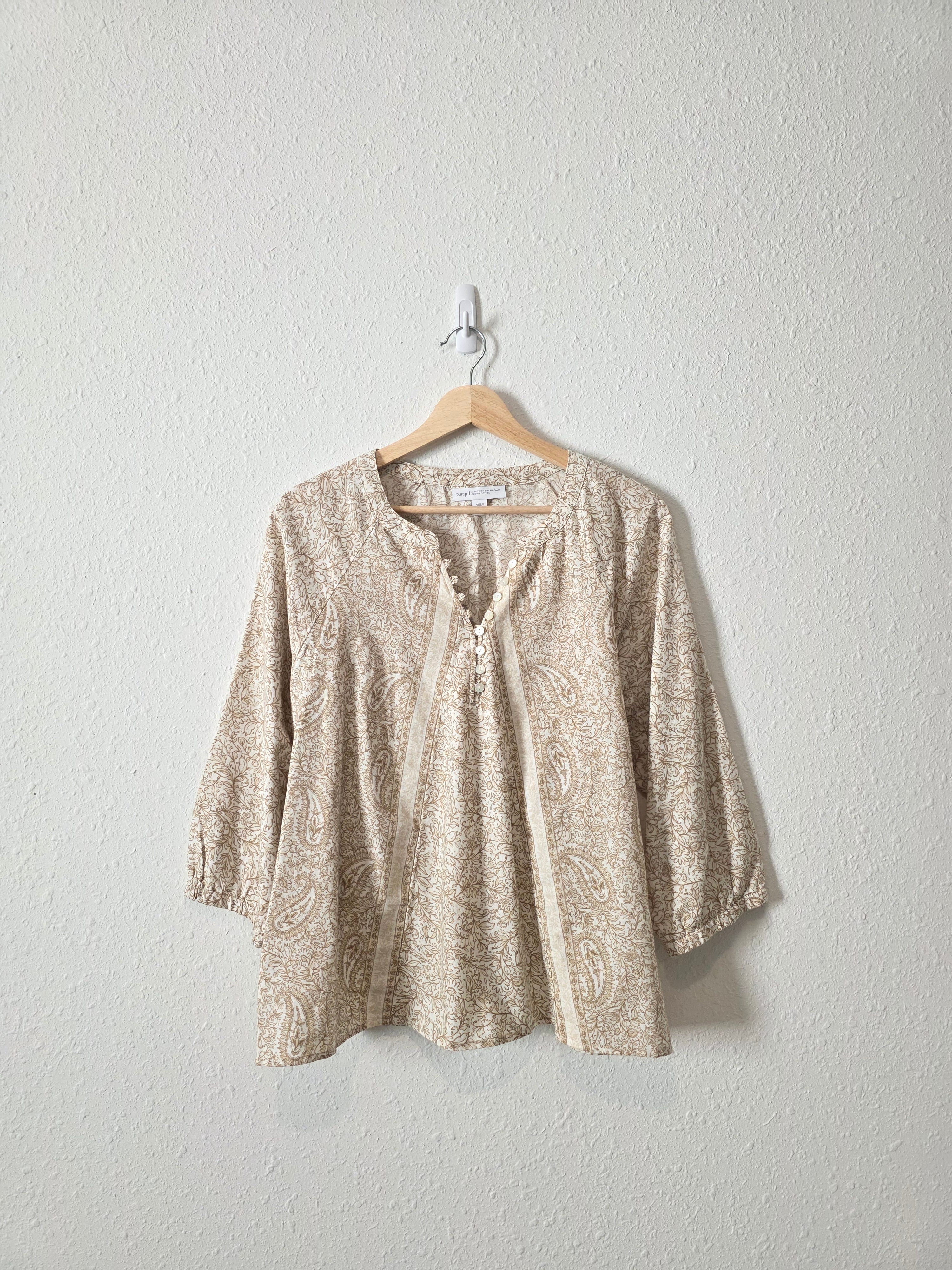 Floral Paisley Cotton Blouse (MP)
