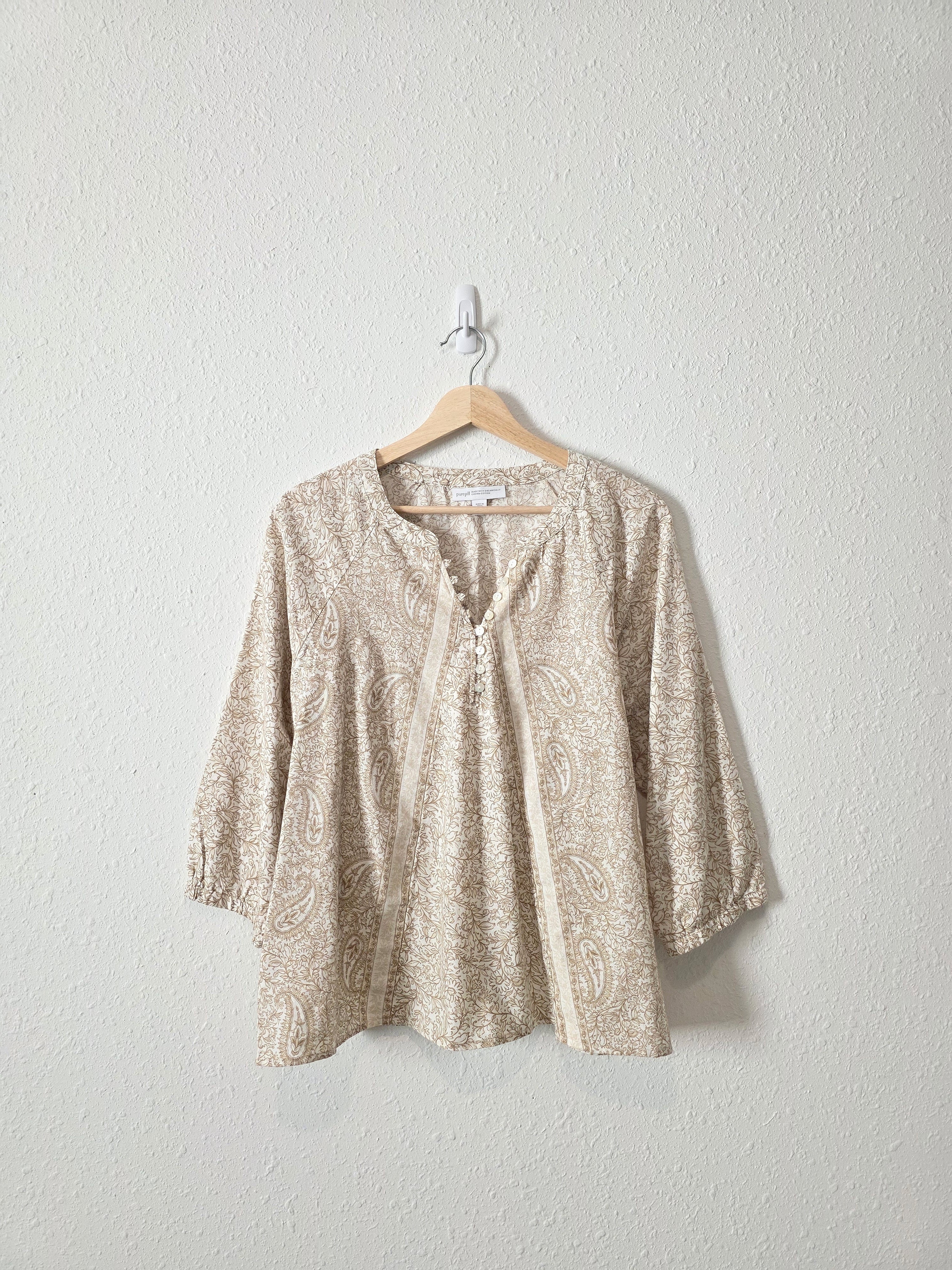 Floral Paisley Cotton Blouse (MP)