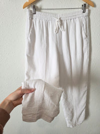 J.Crew Cotton Gauze Pants (M)