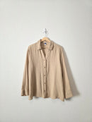 Neutral Gauze Button Up (L)